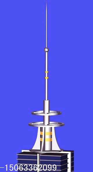 樓頂不銹鋼避雷針裝飾塔雕塑